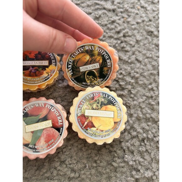 Vintage Yankee Candle Potpourri Wax Tarts Citrus Spring Bright Scents Lot Of 6 - Picture 4 of 4